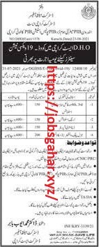 Advertisement of District Health Officer Jobs