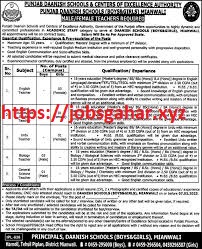 Punjab Danish Schools Job Opportunities